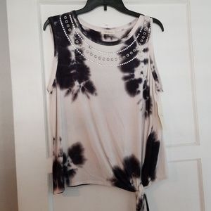 Knot Tie Dye Tank NWT